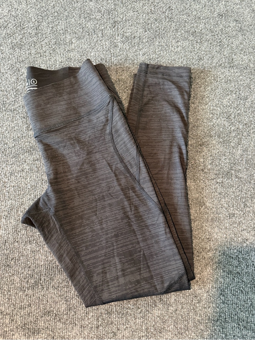 Outdoor Voices Heathered Charcoal Gray Leggings with Side Pocket